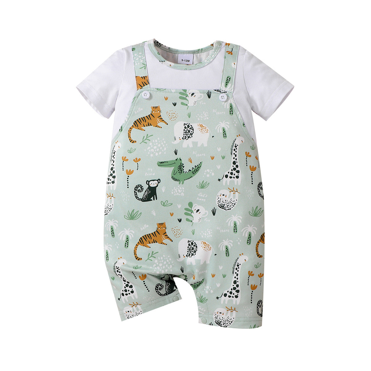 Boys Fashion Summer Short Sleeve Rompers