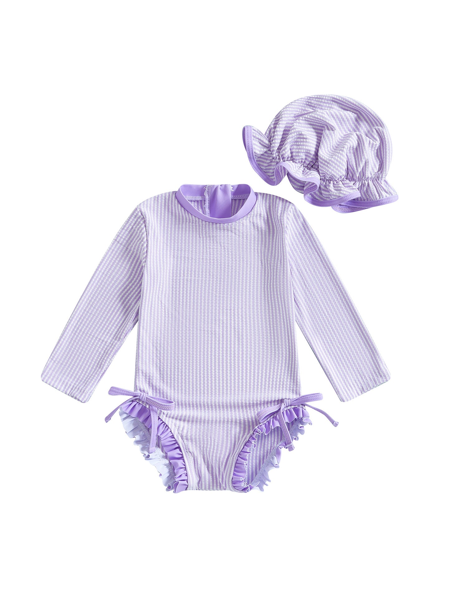 Girls' Striped Fashion Personalized Jumpsuit