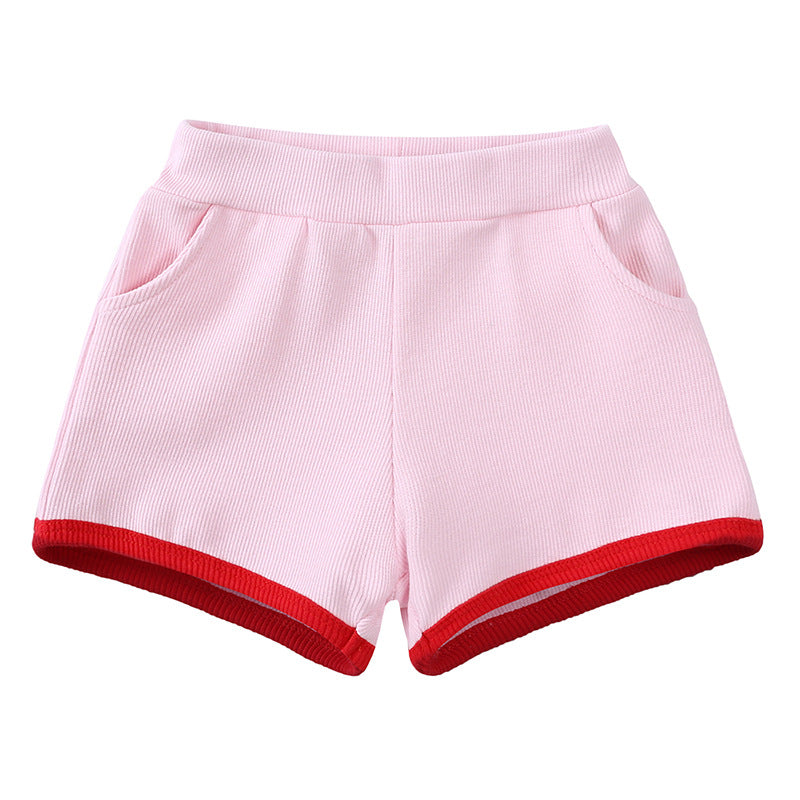 Summer Soft Short Sleeve Shorts Suit