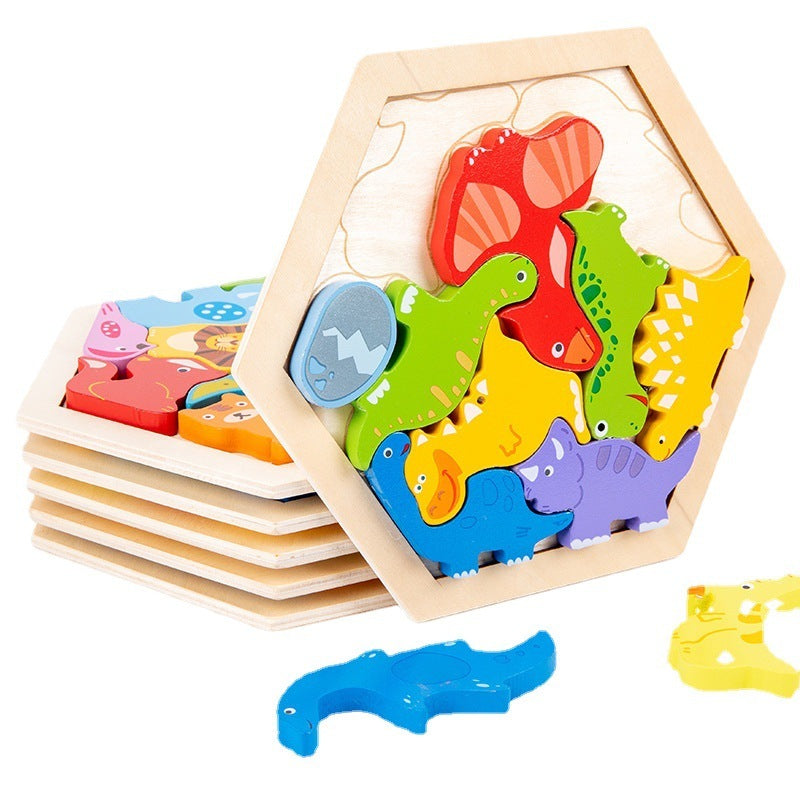 Children's Animal Fruit Creative Three-dimensional Puzzle Puzzle Educational Toys