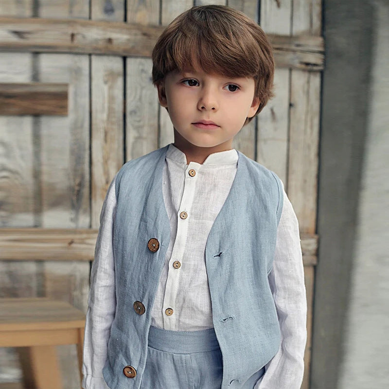 Simple All-match Casual Style Baby Long Sleeve Top