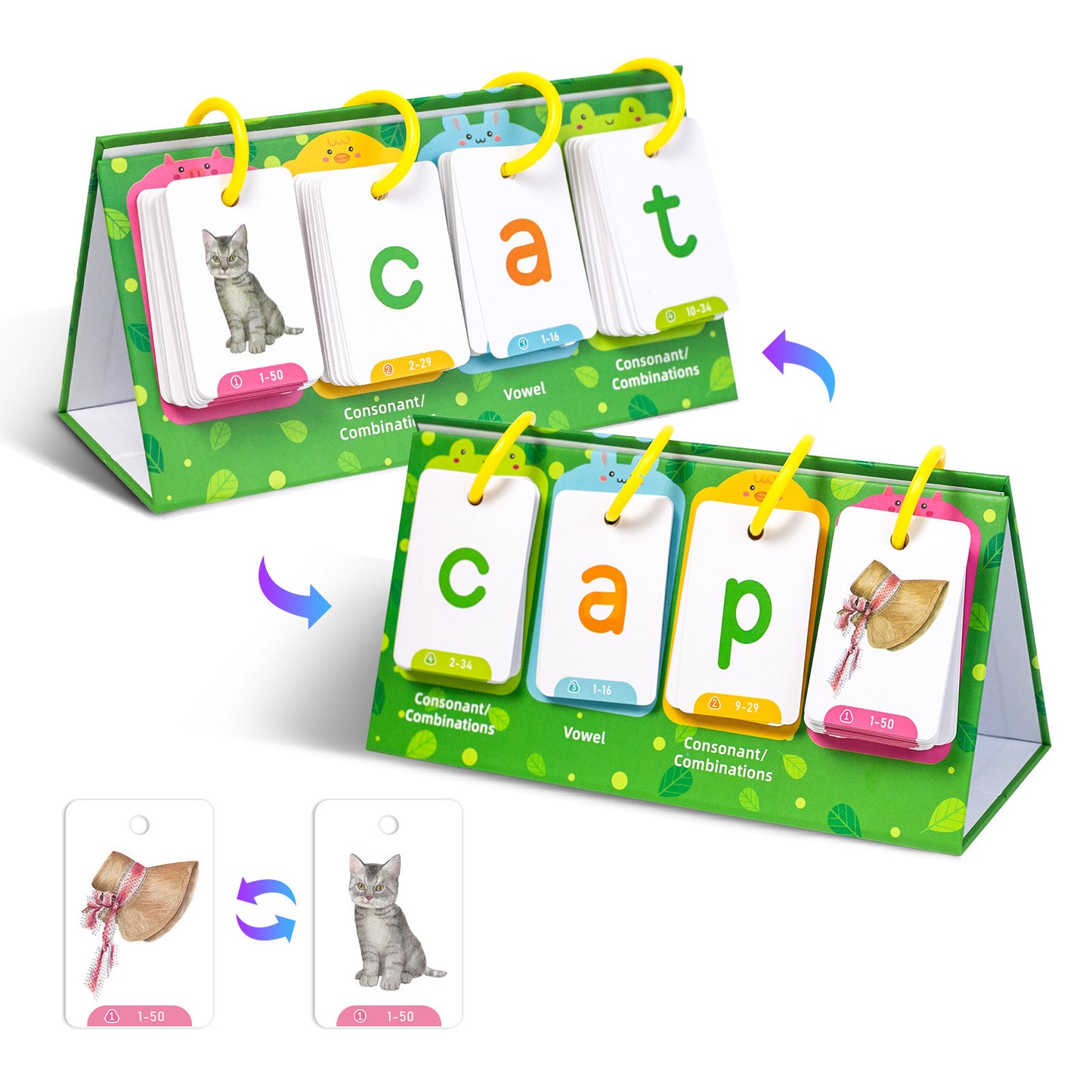 Visual Word Education Desktop Card