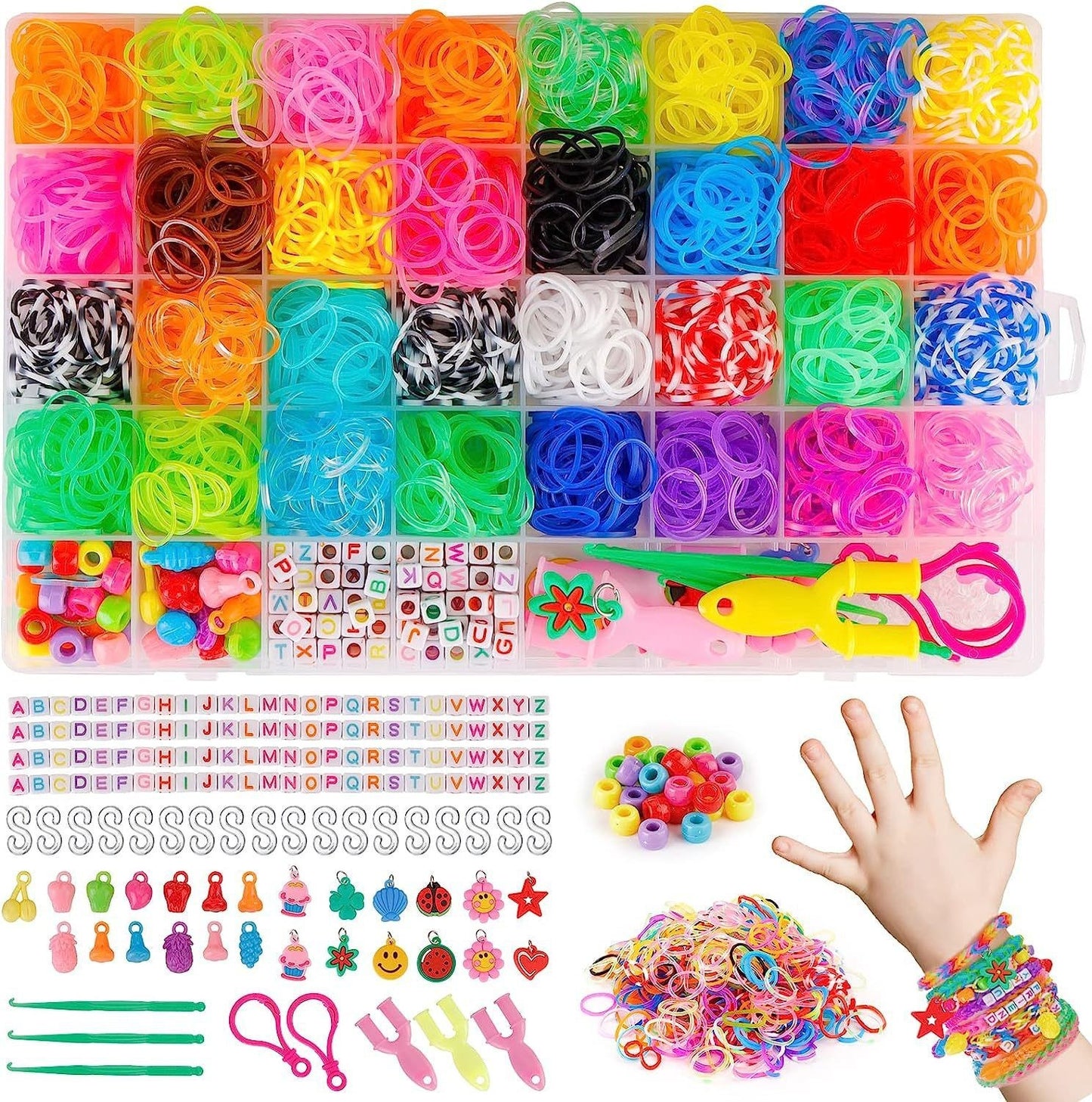 40 Grid 2500 Rainbow Handmade Knit Device