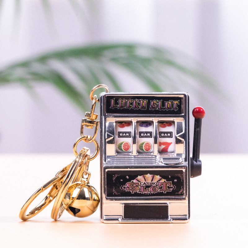Creative Fruit Machine Tiger Toy Pendant Keychain