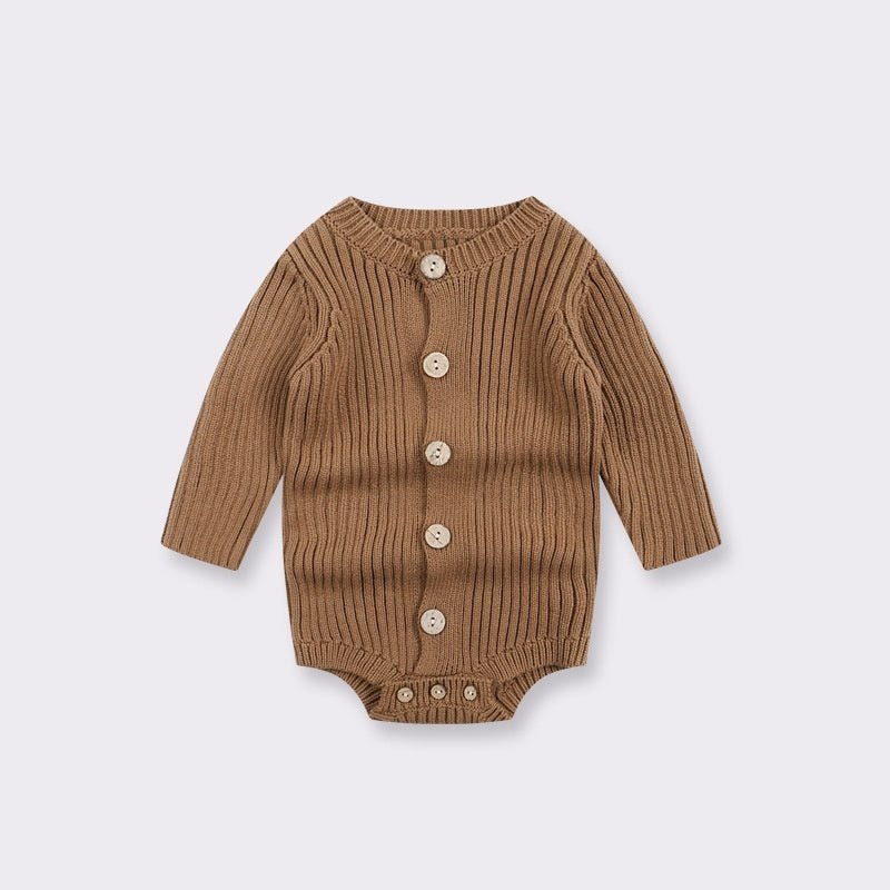 Combinaison-body une pièce tricotée pour bébé