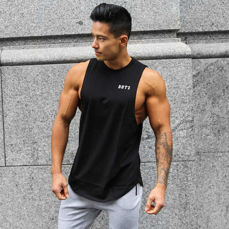 Summer New Loose Men's Sports Fitness Vest
