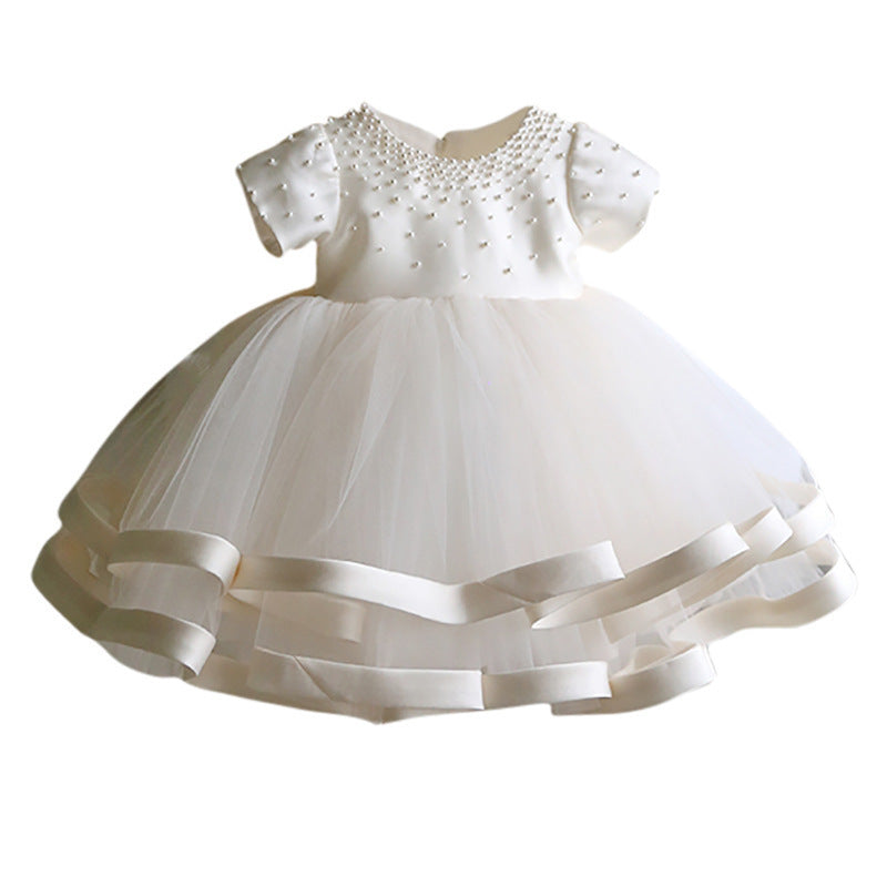 Spring Children Puffy Gauze Princess Dress