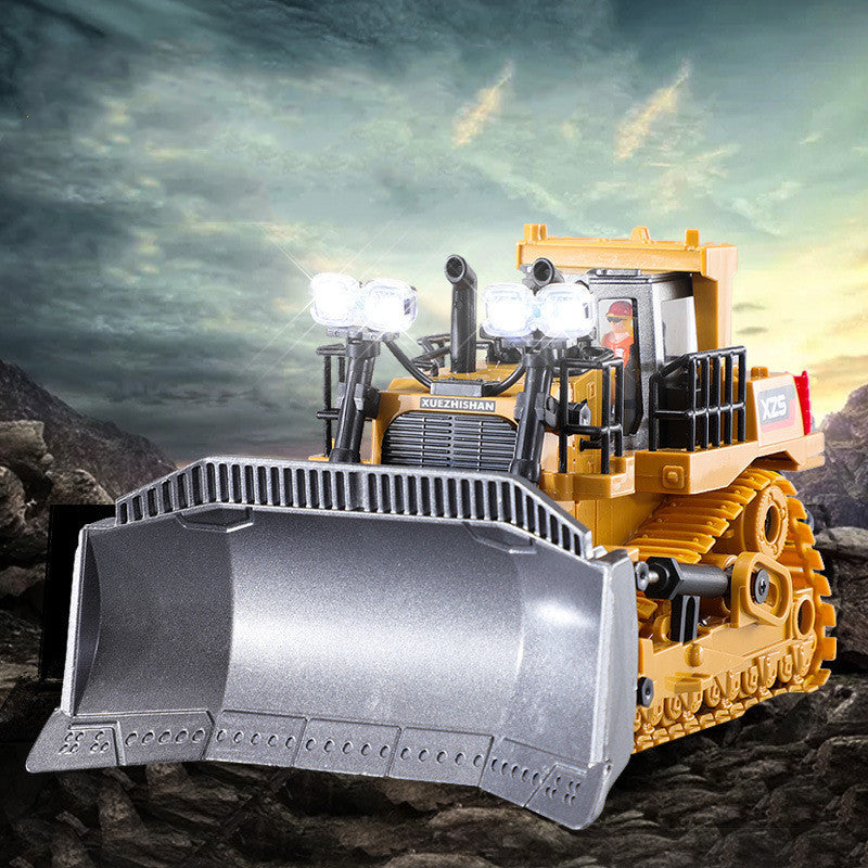 Wireless Remote Control Simulation Charging Mobile Engineering Vehicle Model