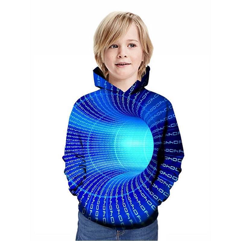 3d Visual Deception Digital Printing Children's Sweater