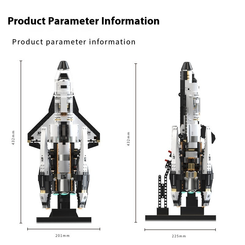 Space Shuttle Assembled Building Block Toys