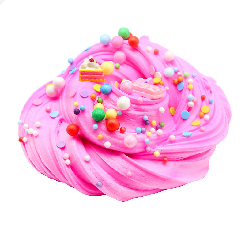 DIY Cake Color Matching Cotton Mud Toy