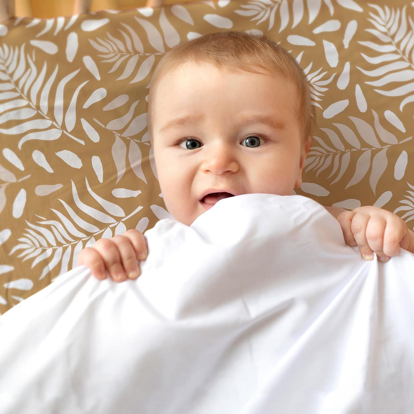 Baby Cradle Fitted Sheet Elastic Printing Baby Caring Table Changing Cover