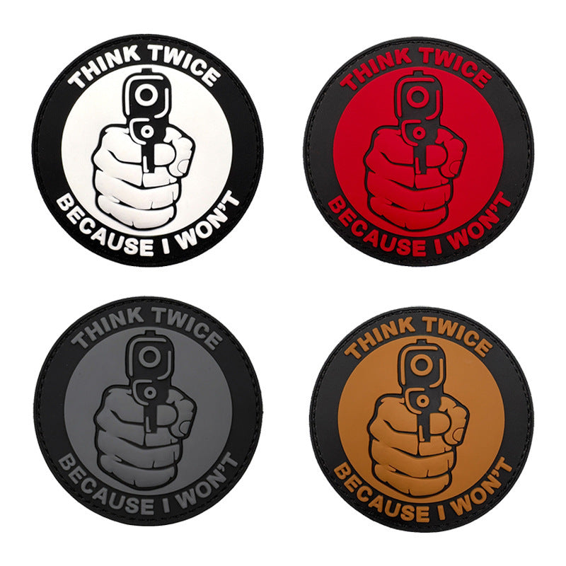 THINK TWICE BECAUSE I WON'T THINK TWICE Before Chapter PVC Flexible Glue Armband
