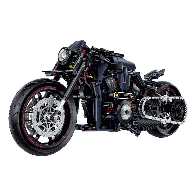 Building Blocks Motorcycle Toy Model Table Ornaments