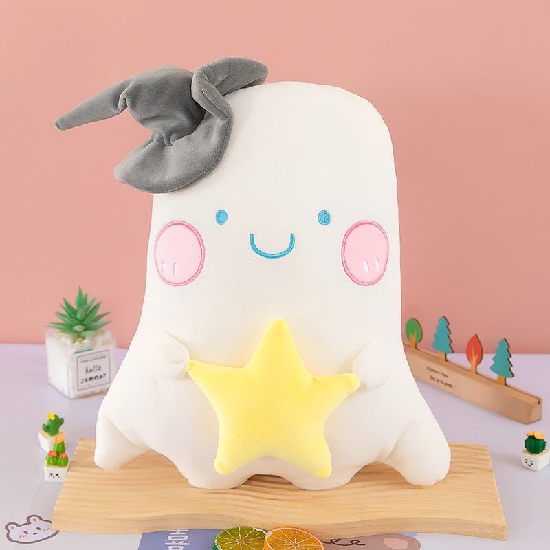Pendentif Porte-clés Fantôme en Peluche Créatif