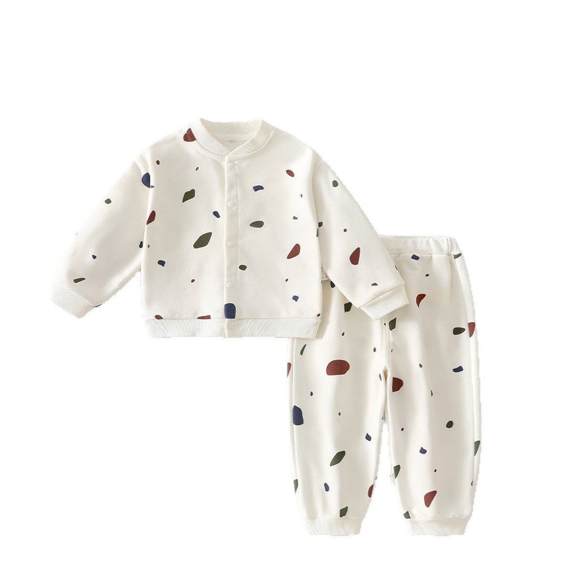 Pure Cotton Spring And Autumn Baby Split Sweater Children's Suit Boys