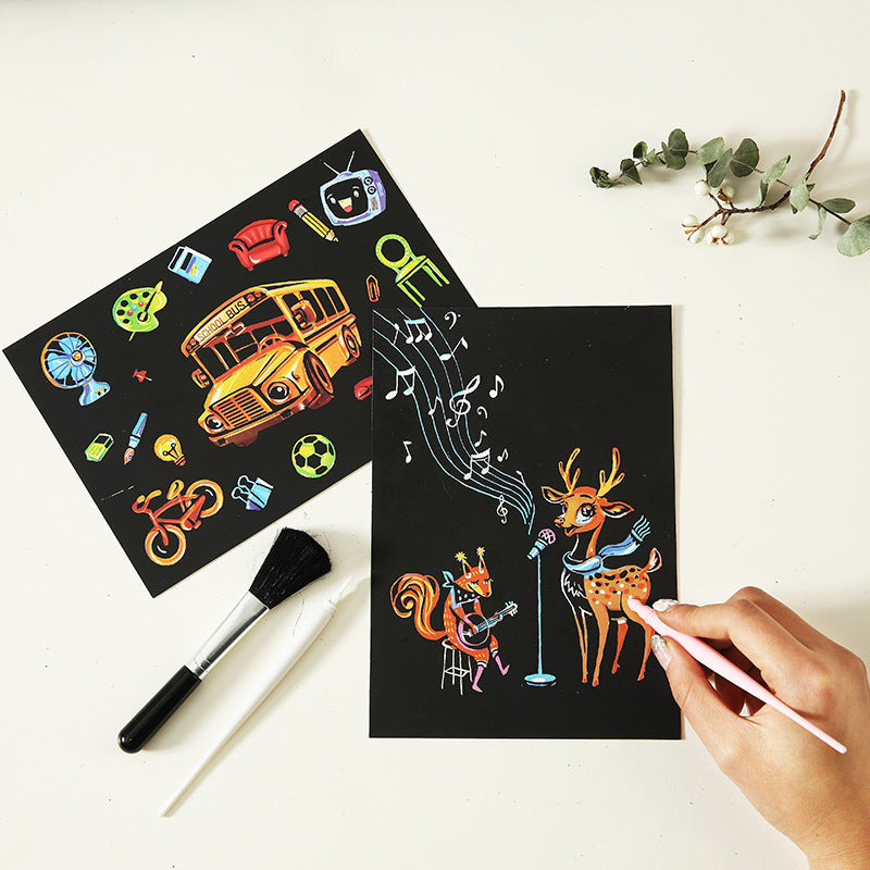 Dreamlike Scratch Art Paper For Kids Crafts