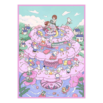 Large Miniature Scene Cute Toy 3d Stereo Hand Ledger Sticker