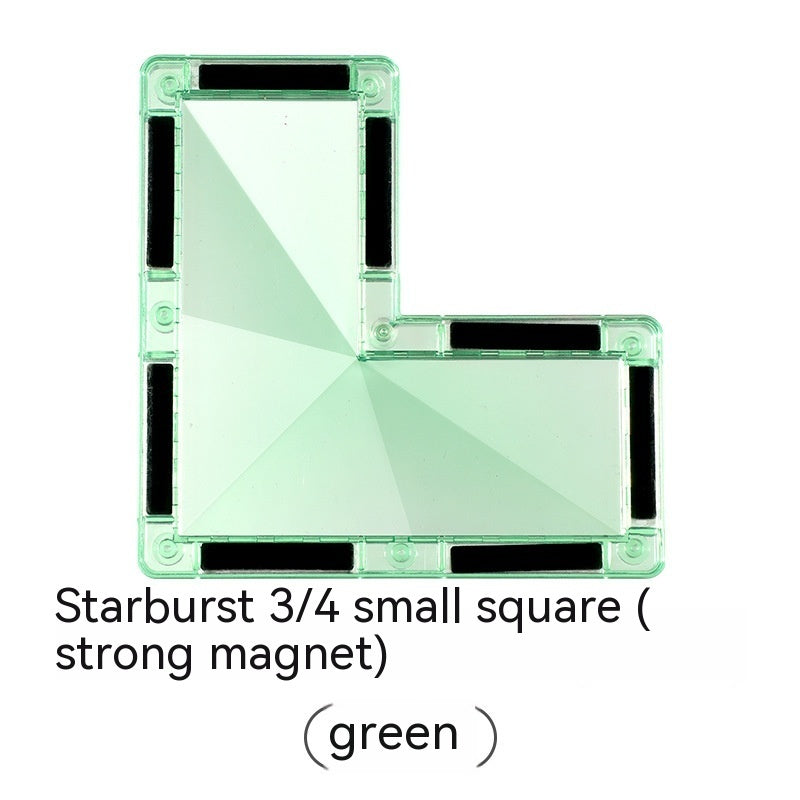 Color Window Asterism Magnetic Building Blocks Assembly