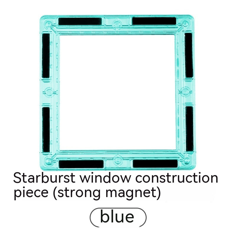Color Window Asterism Magnetic Building Blocks Assembly