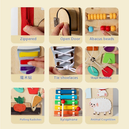 Baby Early Education Enlightenment Multi-functional Wall Game Children's Exploration Cognitive Exercise