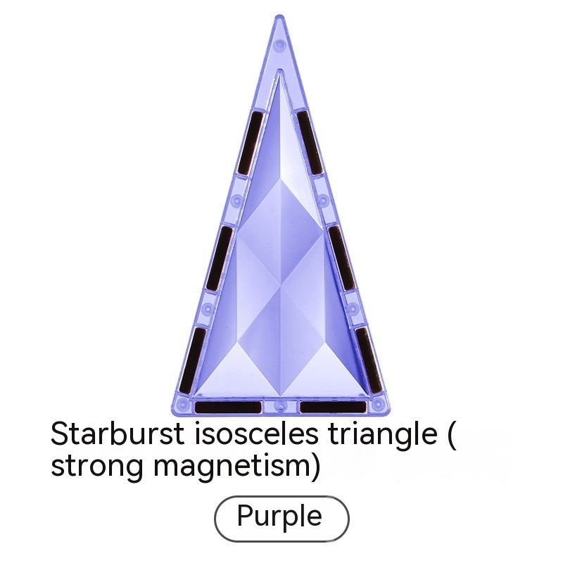 Color Window Asterism Magnetic Building Blocks Assembly