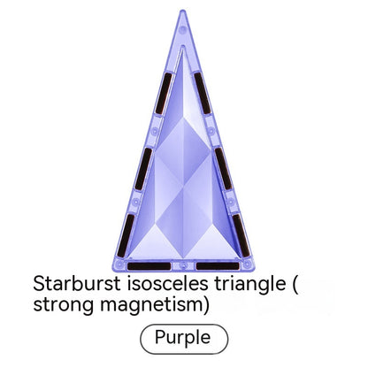 Color Window Asterism Magnetic Building Blocks Assembly