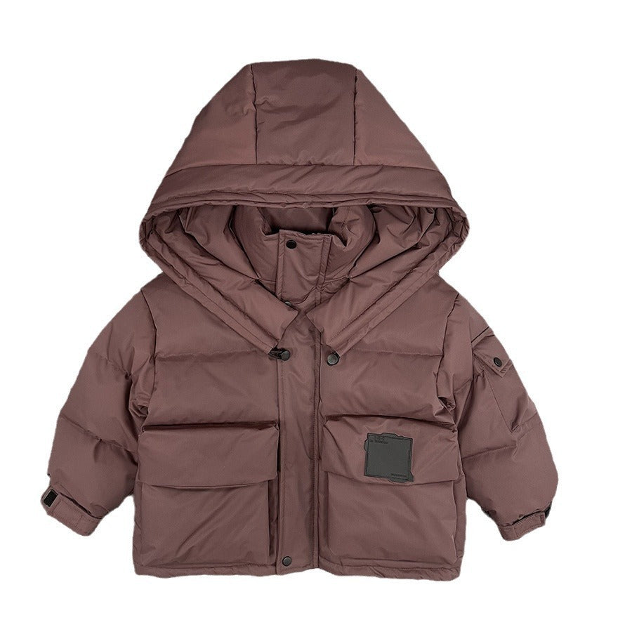 Children's White Duck Down Warm Coat Winter Boys' New