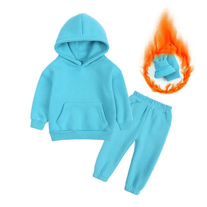 Children's New Winter Fleece Sweater Set