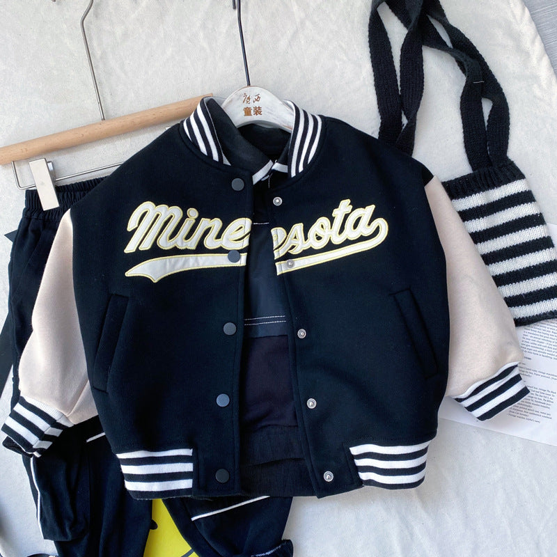 Chaqueta de uniforme de béisbol coreano para niños, para todo tipo de partidos