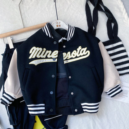 Chaqueta de uniforme de béisbol coreano para niños, para todo tipo de partidos