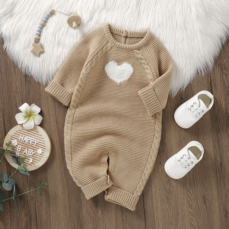 Baby Heart Trendy Casual Jumpsuit Romper