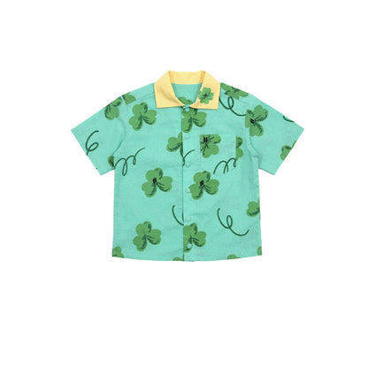 Fashion Printed T-shirt Shorts For Boys And Girls