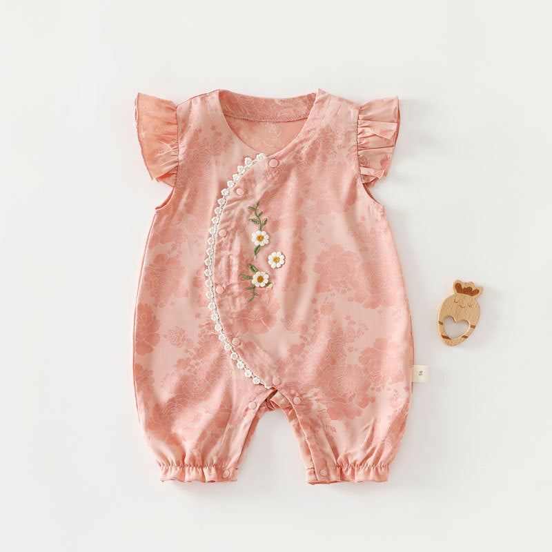 Combinaison bébé en coton sans couture à manches longues pour garçons et filles, idéale pour les premiers mois