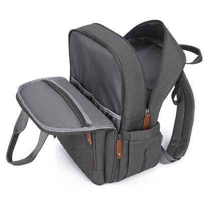 Sac à langer multifonctionnel avec matelas à langer et compartiment chauffant
