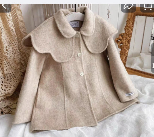 Retro Wool Double-sided Cashmere Girl Coat