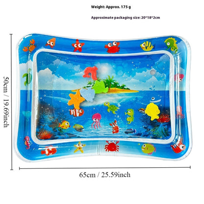 Children's Inflatable Marine Animal Racket Water Cushion Baby Crawling Racket Water Bag Racket Water Cushion Climbing Pad