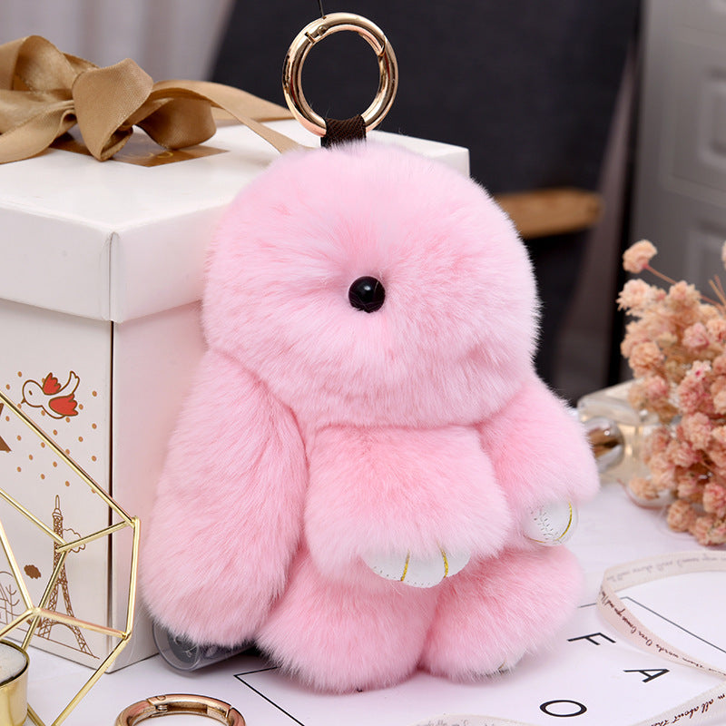 Fashionable Cotton Cute Rabbit Keychain Pendant