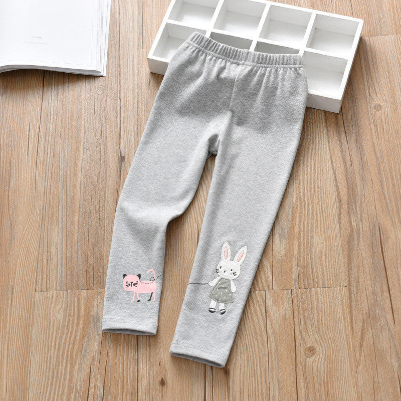 Cute Thermal Base Pants For Children