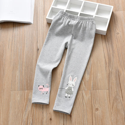 Cute Thermal Base Pants For Children
