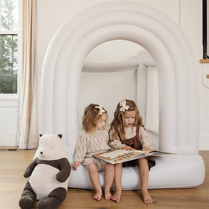 Château gonflable pour enfants en stock d'usine, lit gonflable, château de fête pour enfants, petit lit gonflable familial intérieur et extérieur