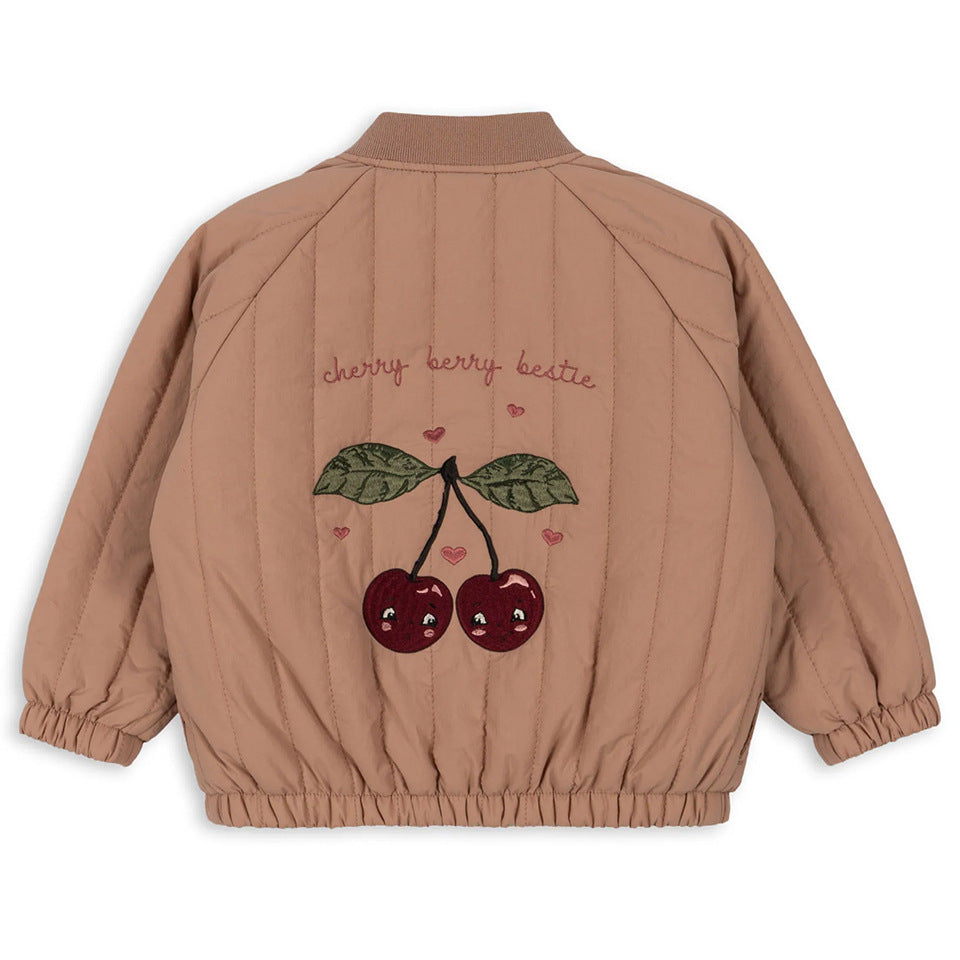 Children's Cotton Clothes Animal Zipper