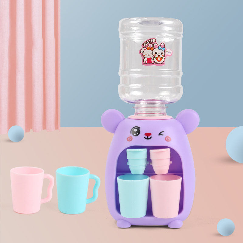 Cute Rabbit Little Yellow Duck Children's Simulation  Water Dispenser Mini