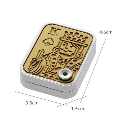 Card Gyro Cat Push Card Children Decompression Toy Card Gyro