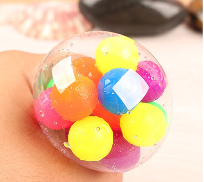 Spoof decompression vent ball