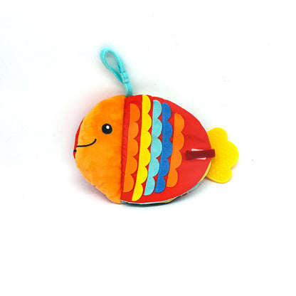 Puzzle baby cartoon little fish cloth book doll