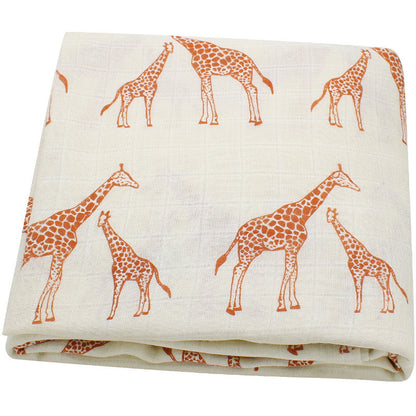 Organic cotton cloth baby swaddled baby blanket