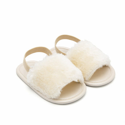 Girls' Plush Fashion Elastic Casual Shoes