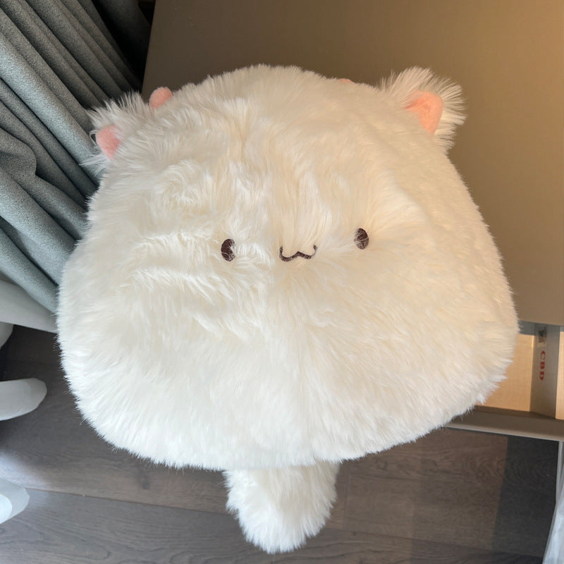 Sleeping Pillow On Bed Cute Long-haired Cat Cat Beast Doll