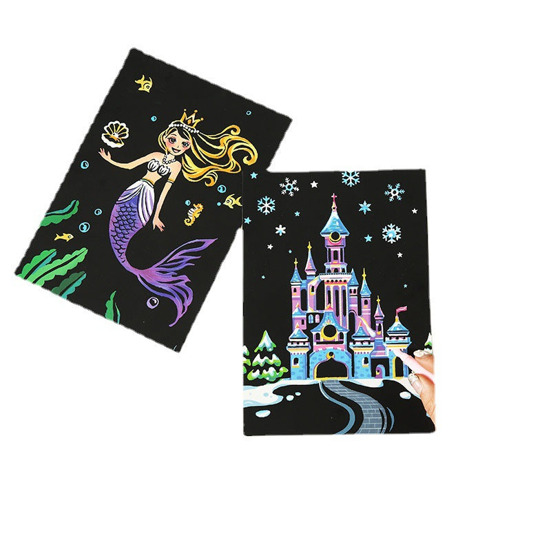 Dreamlike Scratch Art Paper For Kids Crafts